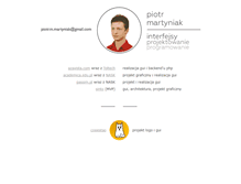 Tablet Screenshot of piotrmartyniak.pl